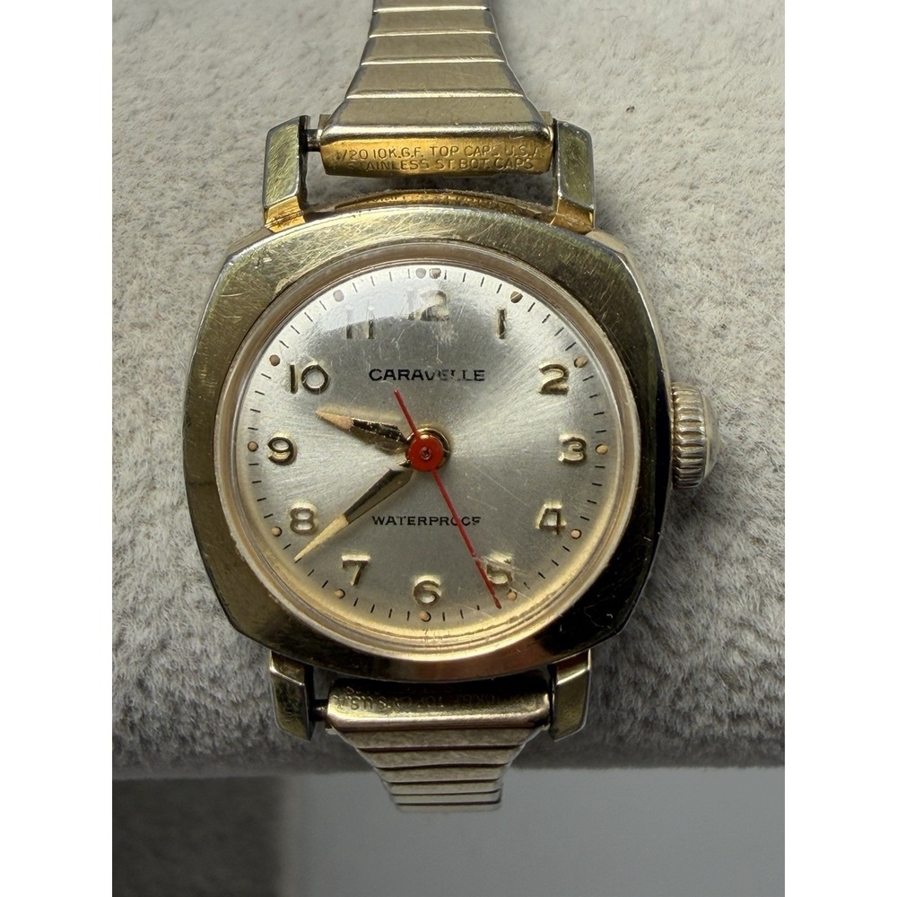 Caravelle 1968 M8 Working Manual Wind Vintage Ladies Watch 22MM 6"
